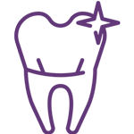 Purple Tooth Vector 1